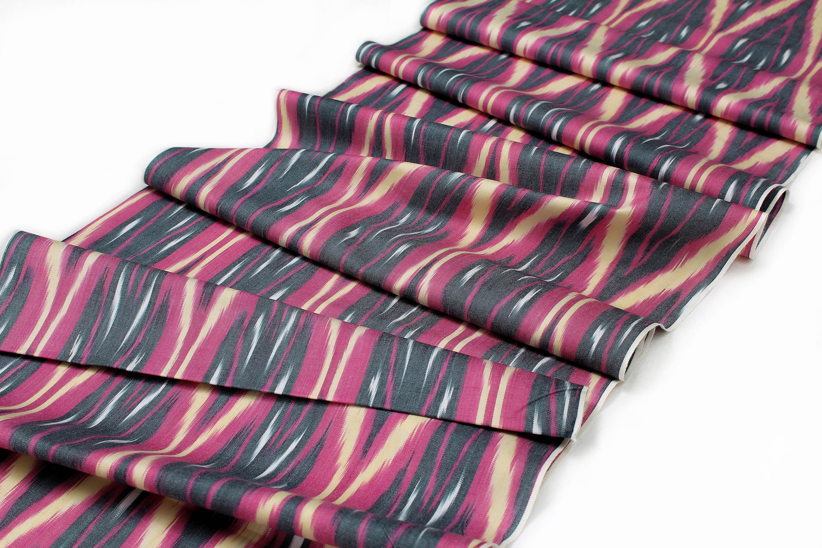 Ikat hotsell Fabric 5.30 meters Uzbek Handmade Handwoven Silk and Cotton Table Runner Hand Dyed Tie Dyed FAST SHIPMENT with ups or fedex - 12430