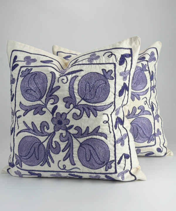 Yellow And Gold Uzbek Suzani Embroidery Cushion and Pillow Cover Bukhara - Hand-Woven Vintage Suzani Pillow, Suzani Pillow, Suzani Carpet